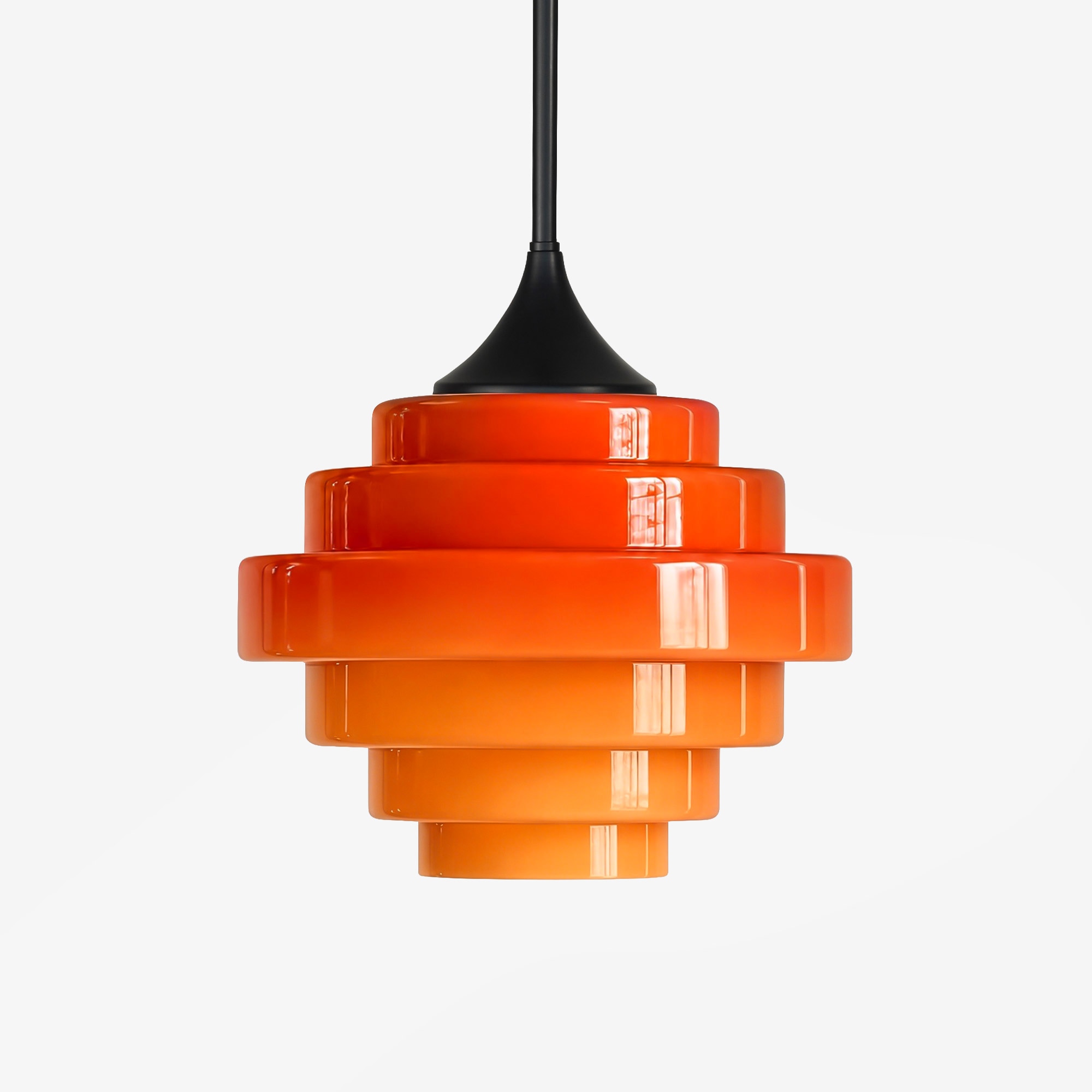 Lampe suspendue Orange Sanenos - Voir la référence